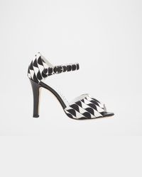 Gardita Bicolor Ankle-Strap Sandals