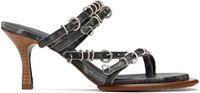 KNWLS Sandales à petit talon Scythe noires