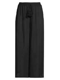 Women's Shelby Tassel Cover-Up Pants - Black - Size XL