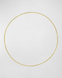Baby Box Chain Necklace in 18K Gold