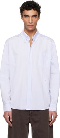 OUR LEGACY Chemise Beyond bleue à boutons