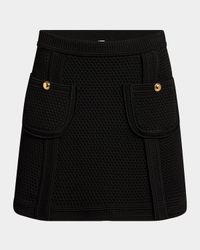 Pocket Knit Mini Skirt