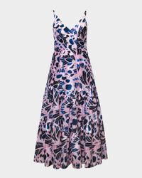 Arden Tiered Floral-Print Maxi Dress