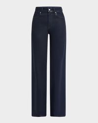 Sasha Coated Wide-Leg Jeans