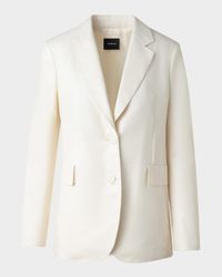 Malik Cashmere-Silk Single-Breasted Jacket
