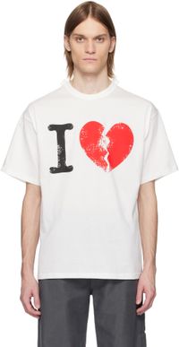 Magliano White 'I Suffer' Short Sleeve T-shirt