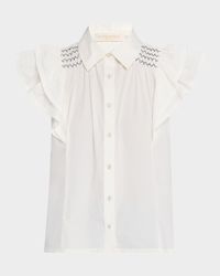 Marceline Cotton Poplin Shirt