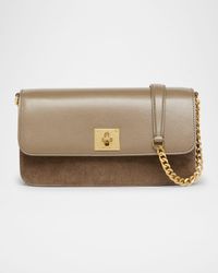 Gioia Flap Leather Shoulder Bag