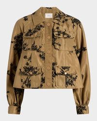 Adami Wildflower Whimsy Embroidered Jacket