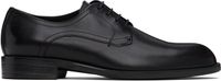 Boss Derbys noirs en cuir à piqures