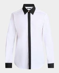 Men's Bicolor Poplin Sport Shirt
