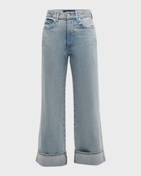 Taylor Cropped Wide-Leg Jeans