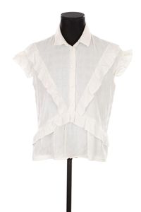 Iro - Seconde Main - Blouse en coton - Taille S - Blanc