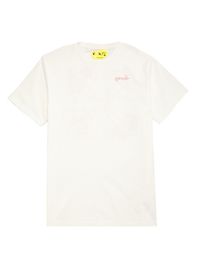 Little Girl's & Girl's Lace Arrow Cotton T-Shirt - White - Size 14