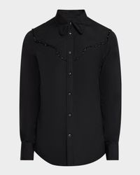 Men's Bloody Drops Western Shirt