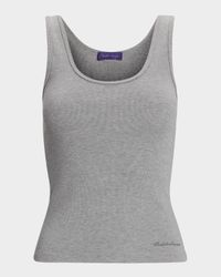 Ellis Ribbed Cotton Tank Top
