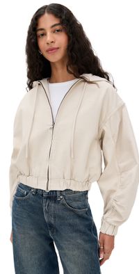 ROTATE Heavy Woven Jacket Oatmeal 42