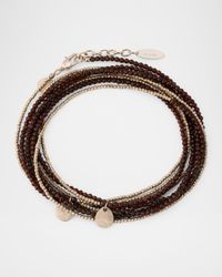 Hematite And Sterling Silver Wrap Bracelet