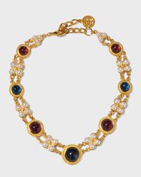 Byzantine Bezel Necklace