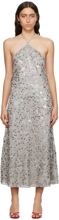 Saks Potts Gray Dax Midi Dress
