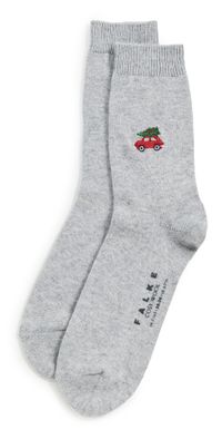 Falke Cozy Wool Xmas Socks Light Heather 35-38