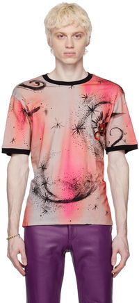 Cormio T-shirt Albina gris et rose
