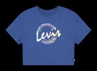 Levi's Kids - Tee-shirt court à col rond en coton sérigraphié - Taille 12A - Bleu