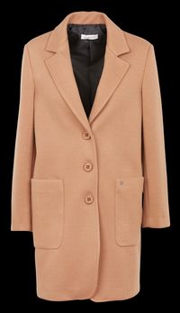 Please - Manteau col tailleur - Taille L - Marron
