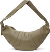 LEMAIRE Khaki Large Croissant Bag