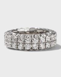 Xpandable 18k White Gold Round-Cut Diamond Ring, Size 6.75 - 9.50
