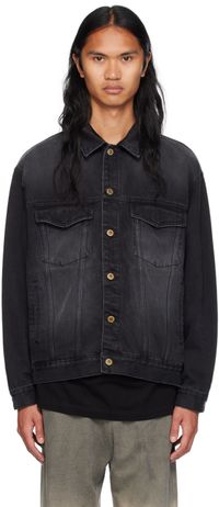 We11done Black Pearl Denim Jacket