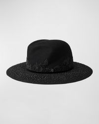 Yoshiko Embellished Wool Felt Fedora