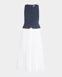 Robbie Pleated Combo Dress