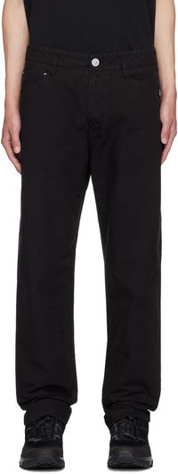 Stone Island Pantalon droit noir