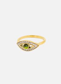 Aec Paris - Bague fine nefertari - Taille 56 - Vert