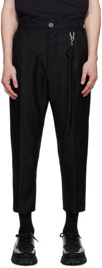 Song for the Mute Black Pleated Trousers