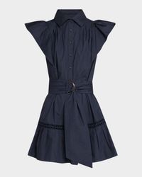 Embroidered Marceline Mini Dress