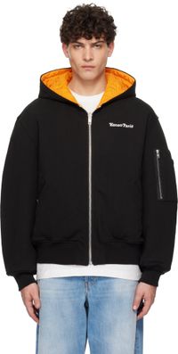 Kenzo Black Kenzo Paris VERDY Edition Embroidered Reversible Bomber Jacket