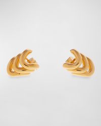 Loop Trio Earrings, Gold