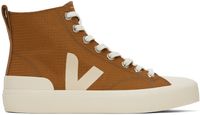 VEJA Baskets Wata II brunes en tissu antidéchirures