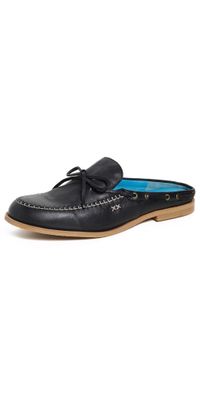 Free People Seas The Day Mules Black 10