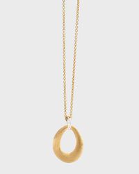 18K Lucia Small Loop Pendant with Diamonds