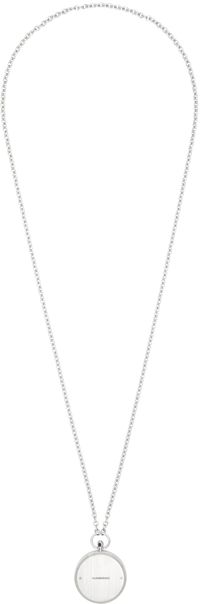 Numbering Silver #7729 Pocket Watch Necklace
