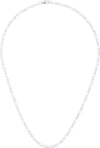 MAPLE Silver Figaro Necklace