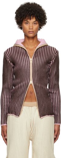 Stanley Raffington SSENSE Exclusive Brown & Pink Sweater