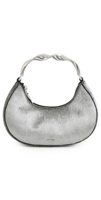 SIMKHAI Nixi Calf Hair Twist Handle Bag Sterling One Size