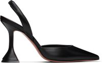 Amina Muaddi Black Holli Sling 95 Heels