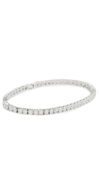 BaubleBar Bennett Silver Tennis Bracelet Silver One Size