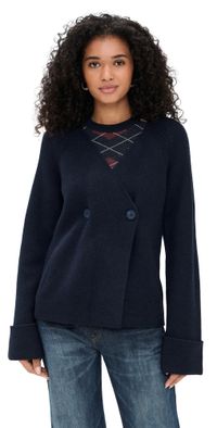 ALIGNE Hampton Knitted Cardigan Navy 4