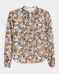 Linds Floral Silk Blouse